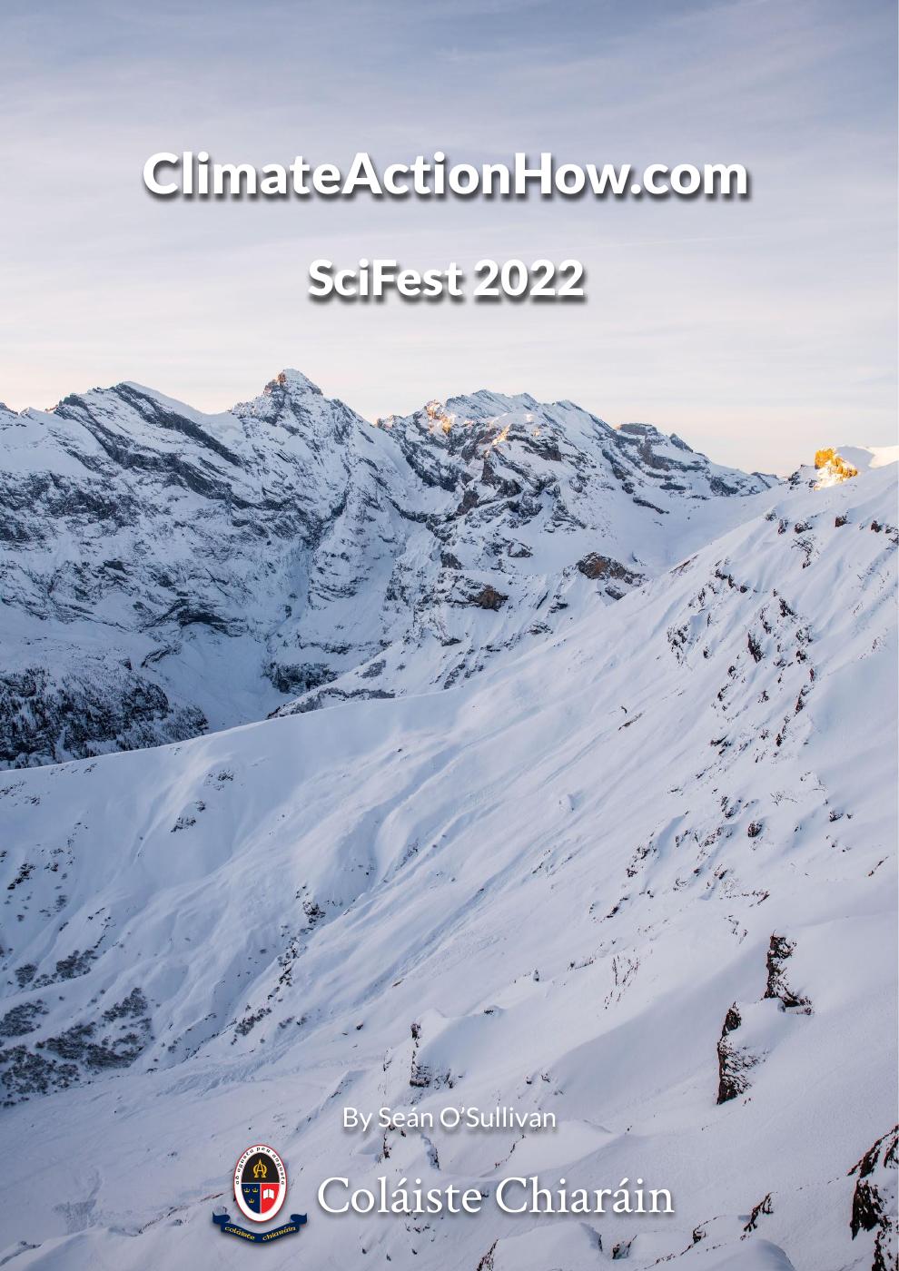 SciFest report cover naming only Seán O'Sullivan