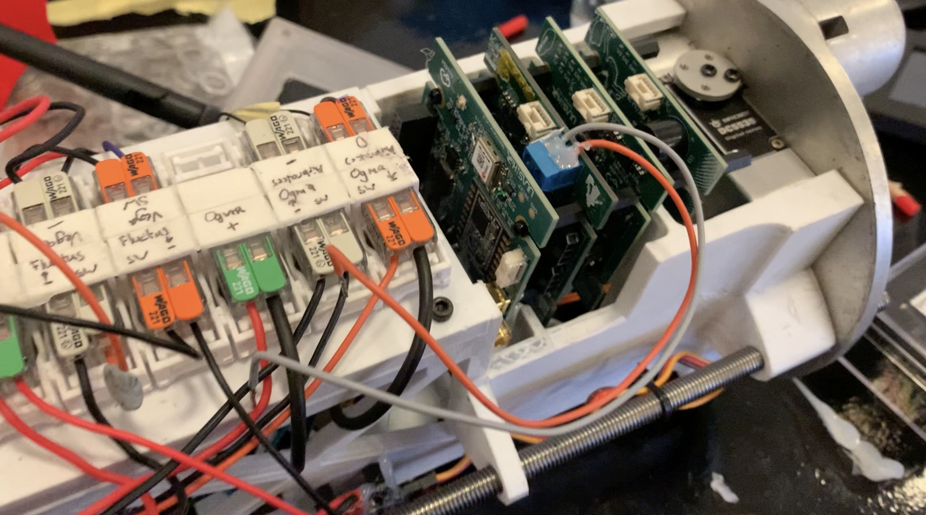 Ogma flight computer stack integrated into the rocket avionics bay