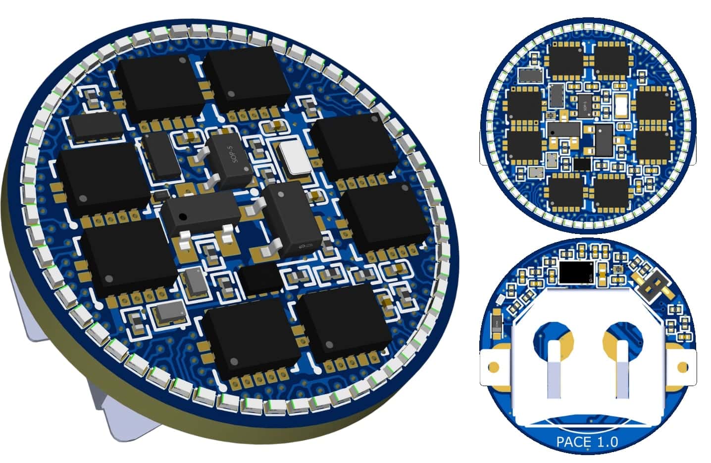 Pace v1 3D board render