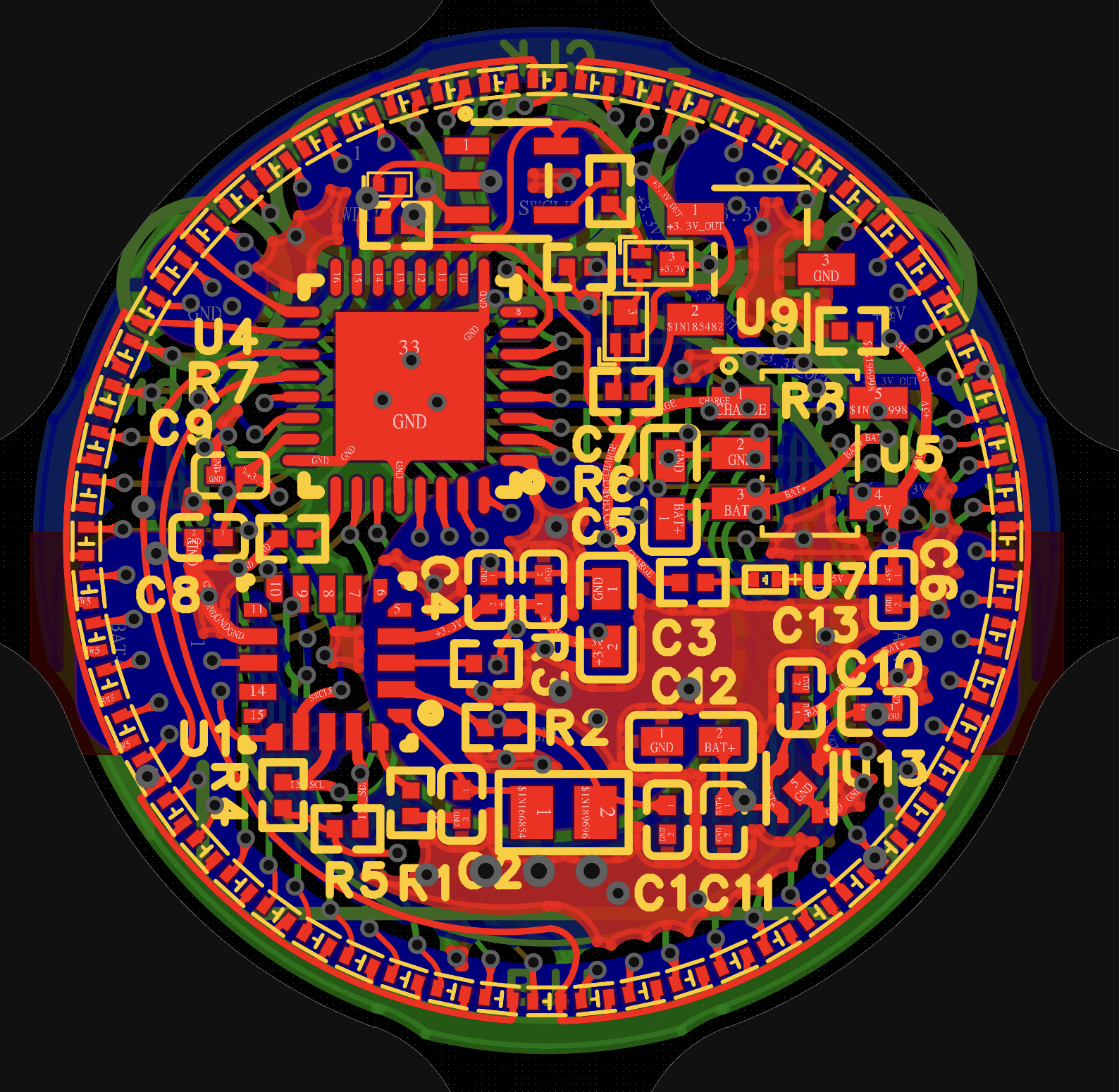 Pace v2 PCB layout