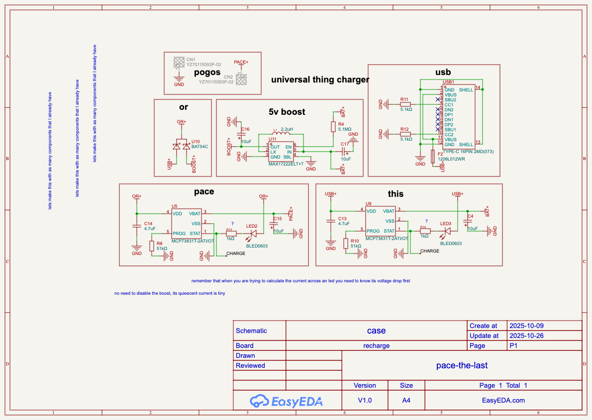 Pace v3 charging case schematic