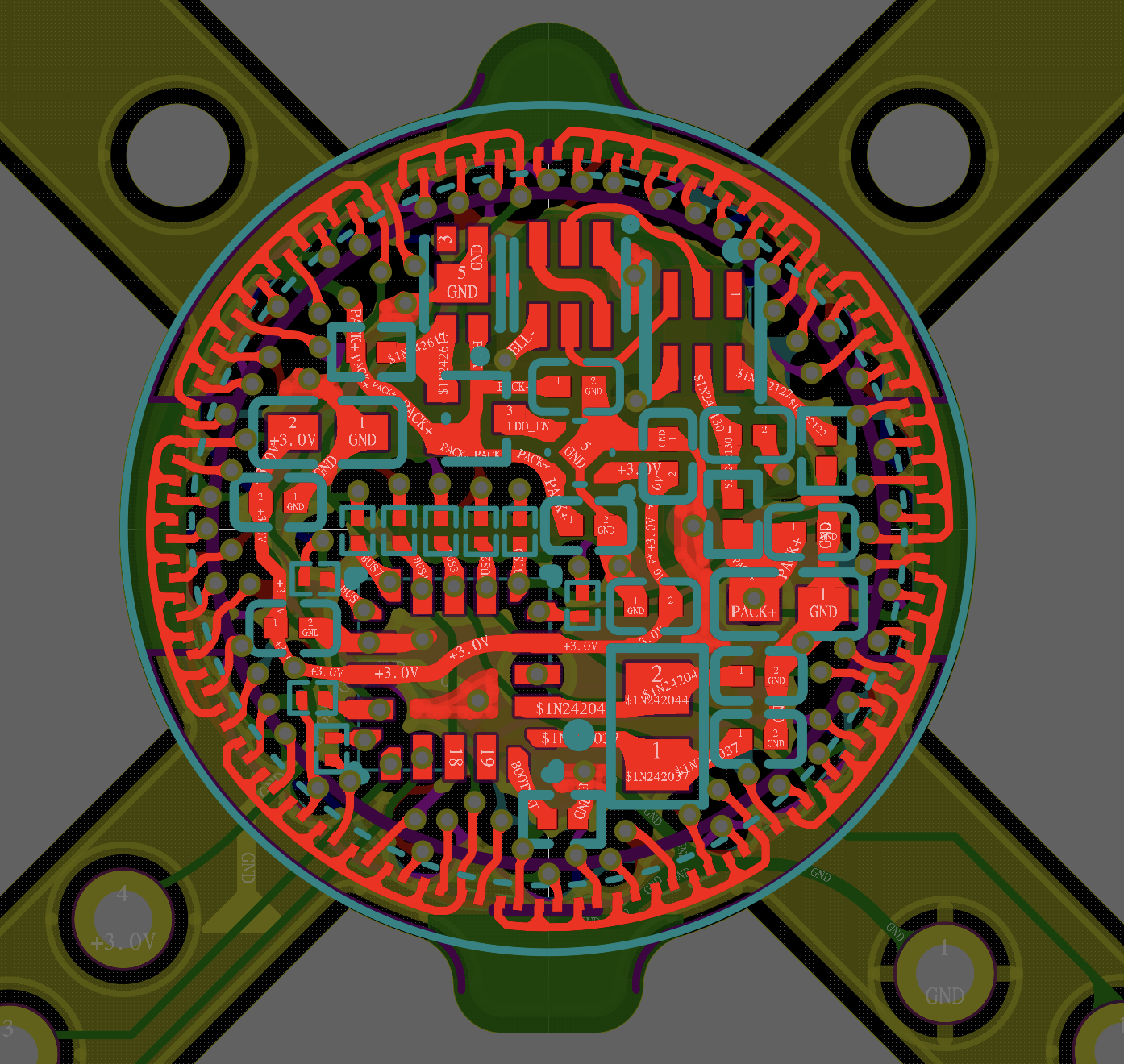Pace v3 timer PCB layout