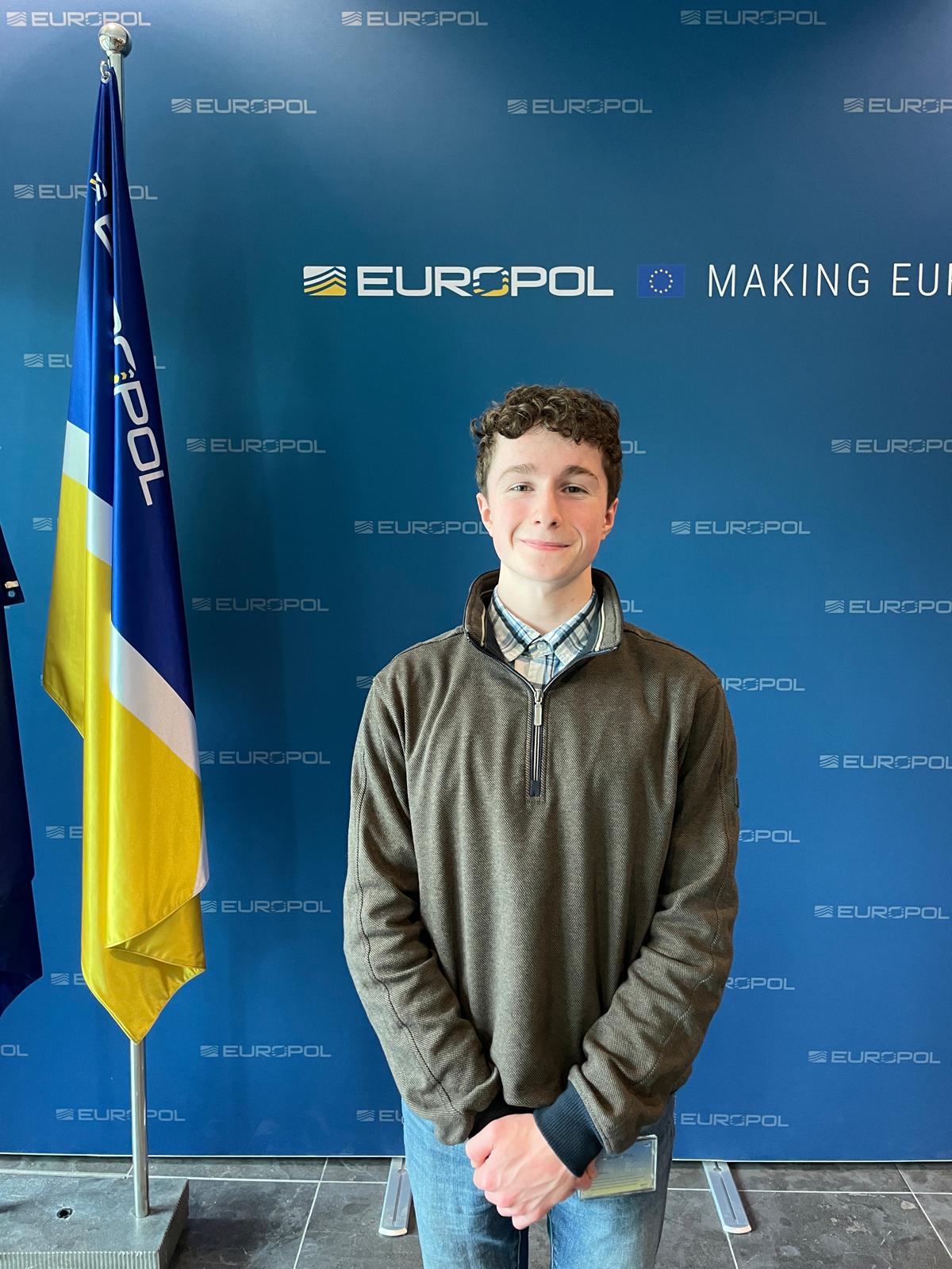Seán at Europol headquarters in The Hague