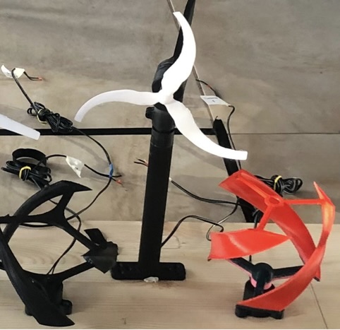 Wind turbine test setup
